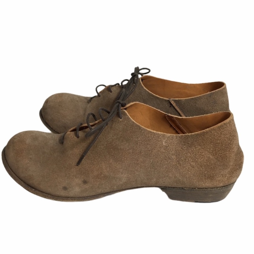 Reinhard Plank Suede Beige Chukka Lace-up Casual Career Shoes 37 US 7 - Picture 11 of 12